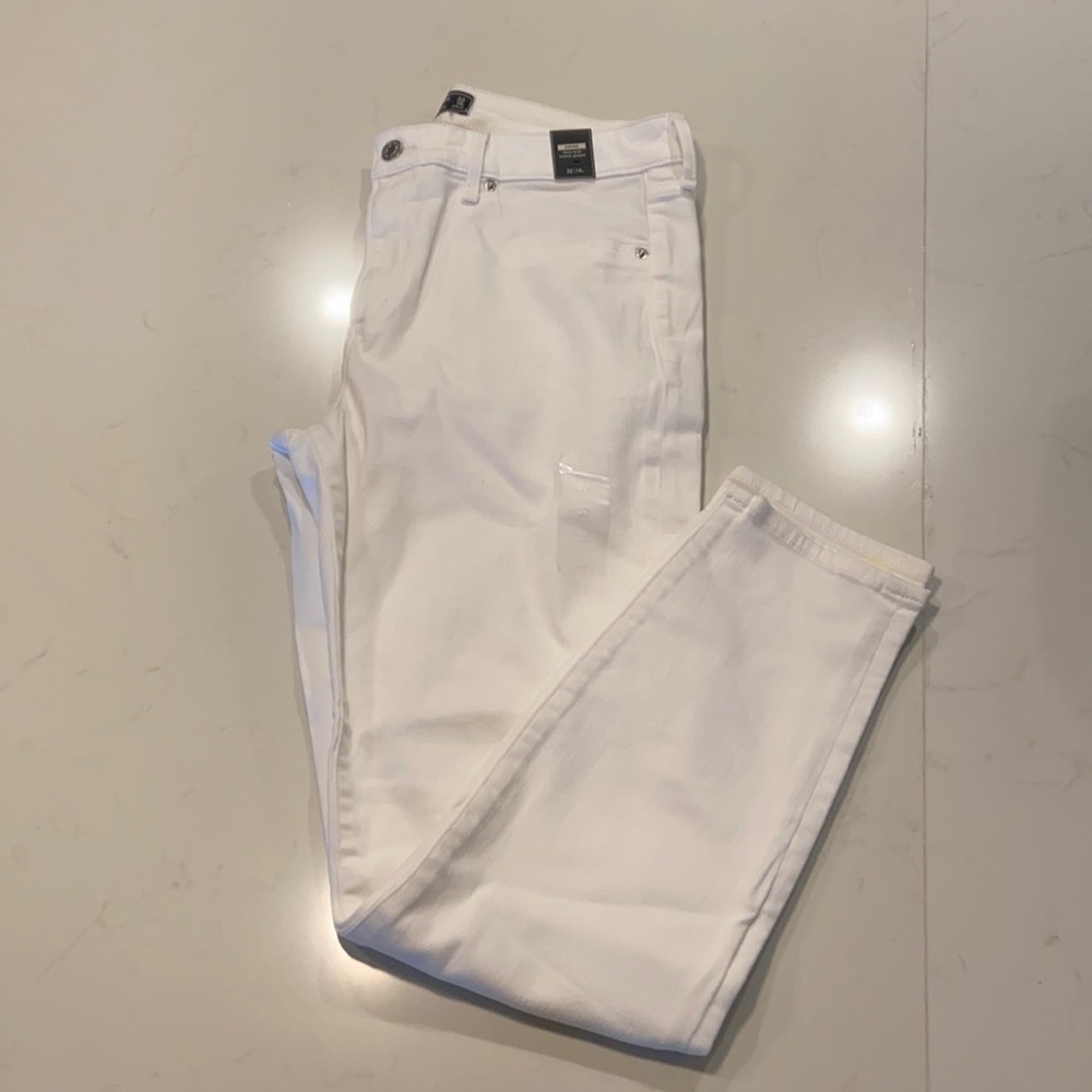 White HIGHRISE super skinny jeans